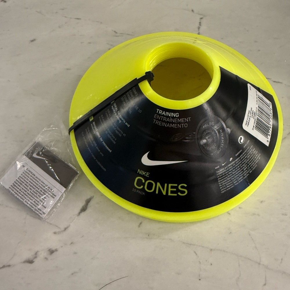 Nike Neon Yellow Athletic Training Cones